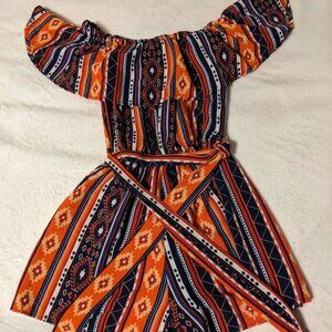 Boho Patterned Sleeveless Romper Rue21